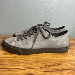 SeaVees Mens Wilder Sneaker Size 10 Suede Gray Lace Up Low Top Casual No Insoles